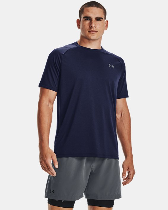 Men's UA Tech™ 2.0 Short Sleeve T-Shirt, Navy, pdpMainDesktop image number 0